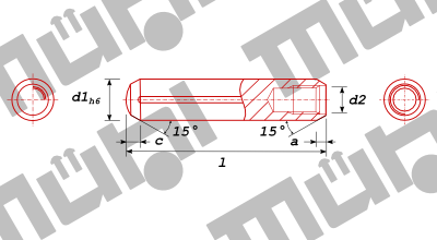 DIN 7979-D Zylinderstifte mit Innengewinde und Luftentweichungsflche