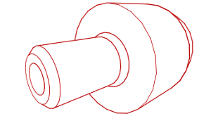 DIN 6321-B Aufnahmebolzen Form B mit Zentrierbohrung