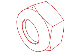 DIN 985 / ISO 10511 Sicherungsmuttern, mit nichtmechanischem Klemmteil