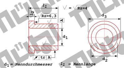 DIN 172 A Bund-Bohrbuchsen