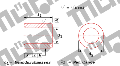 DIN 179 A zylindrische-Bohrbuchsen