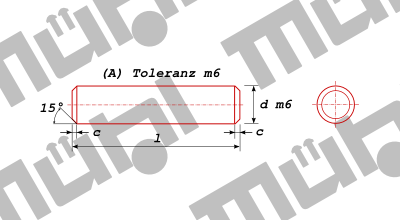 ISO 2338 Form A Zylinderstifte