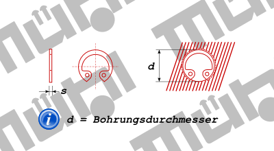 DIN 472 Sicherungsring fr Bohrungen