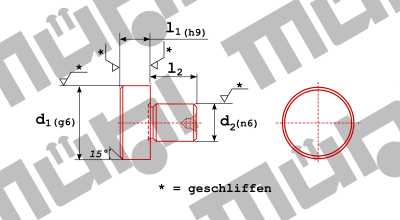 DIN 6321-A Auflagebolzen Form A