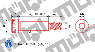 ISO 7379 Schulterpassschraube