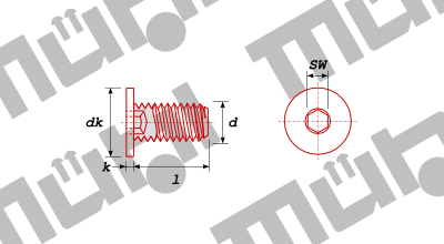 Werksnorm EF7984 Zylinderkopfschrauben mit IS EXTRA FLACH