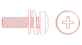 DIN 6900 Kombischraube