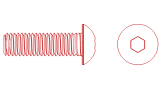 ISO 7380 Linsenkopfschraube